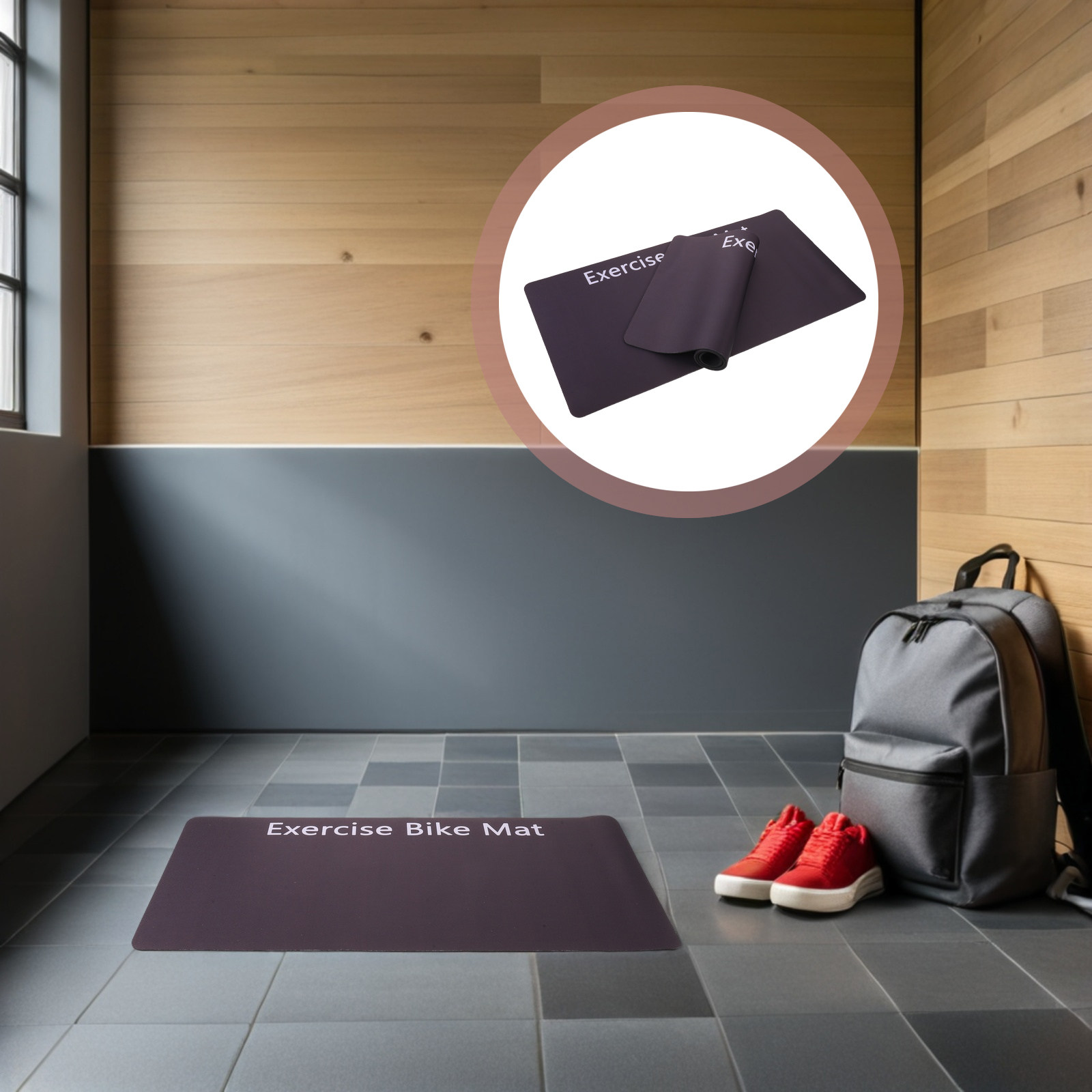 Shock Absorbing Gym Trainers - 2 unidades de tapete antichoque para