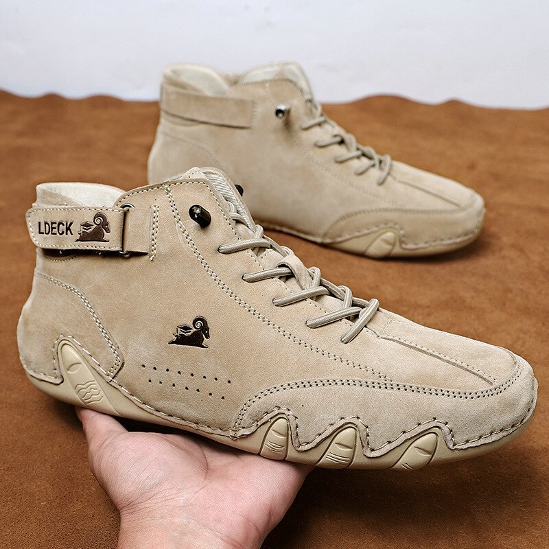 Waterproof Goretex Running Shoes - Botas casuais masculinas de motocicleta, tênis