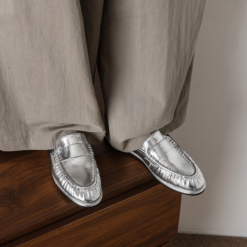 Heels - Novos Mocassins Clássicos de Couro Genuíno
