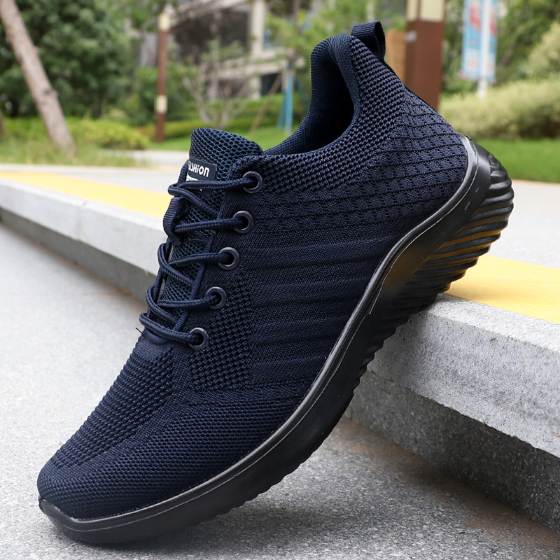 Breathable Mesh Athletic Shoes - Tênis masculino respirável sapatos casuais verão