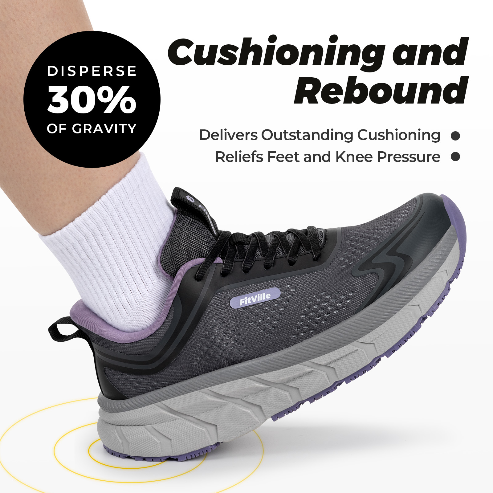 Tênis Esportivos Femininos Fit - Wide Toe Box Running Sneakers avaliação e preço
