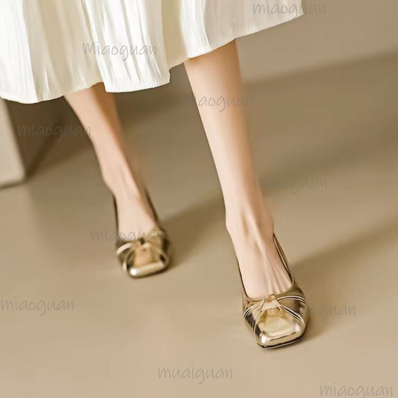 Capa toe bombas de salto baixo - Women'S Shoes avaliação e preço