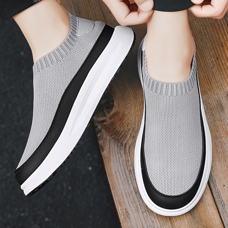 2025 novos sapatos masculinos  - Breathable Mesh Athletic Shoes avaliação e preço