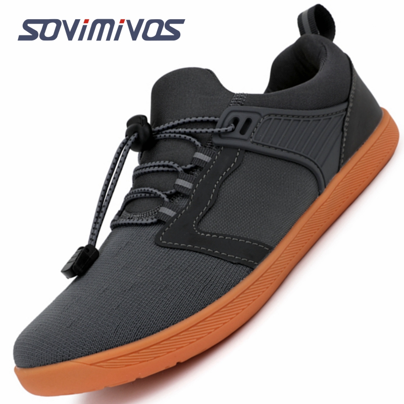 Homens sapatos descalços minim - Wide Toe Box Running Sneakers avaliação e preço