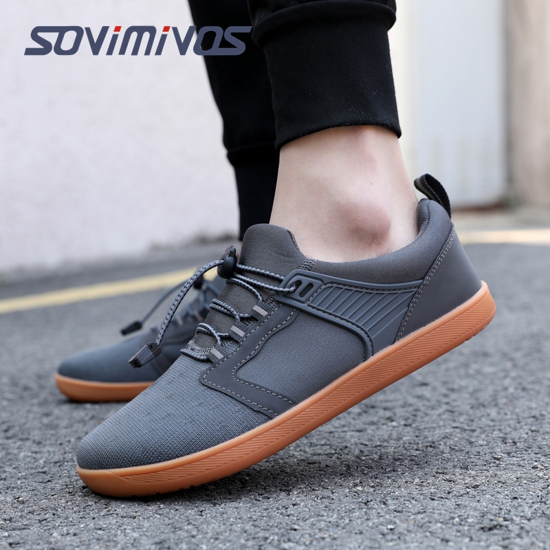 Homens sapatos descalços minim - Wide Toe Box Running Sneakers avaliação e preço