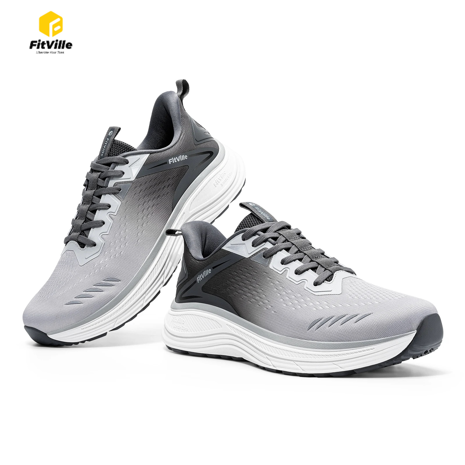 Tênis Masculinos FitVille Extr - Breathable Mesh Athletic Shoes avaliação e preço